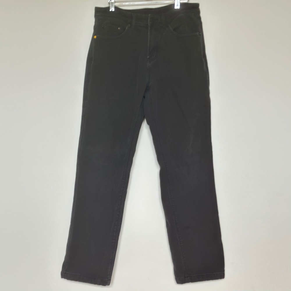 Caterpillar CAT Mens Fleece Lined Work Pants Black 32x32 Thermal Straight Leg